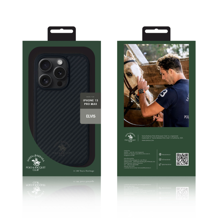 Накладка Polo Elvis MagSafe iPhone 16 Pro Max (Black)