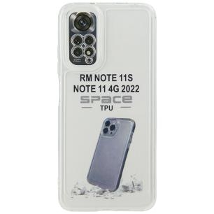 Накладка TPU Space XIAOMI Redmi Note 11 /Note 11S (Прозрачный)