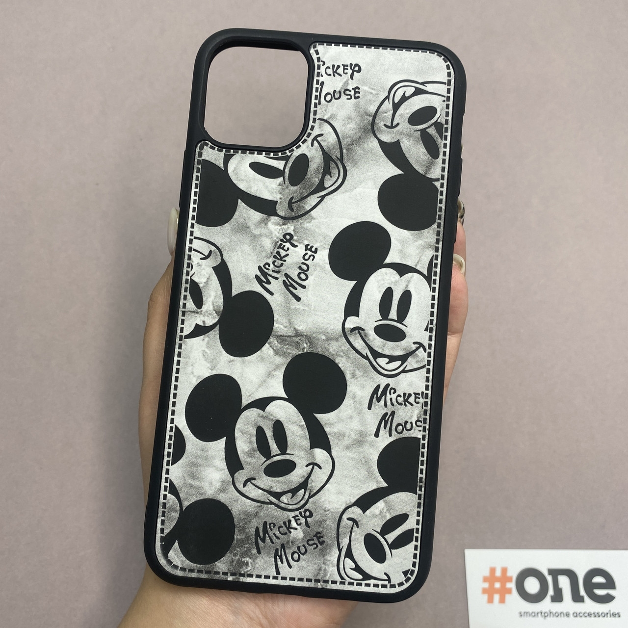 Чехол Mickey Color print для iPhone 11 Pro Max (Чёрный)