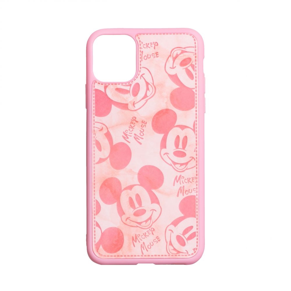 Чехол Mickey Color print для iPhone 11 Pro Max (Розовый)