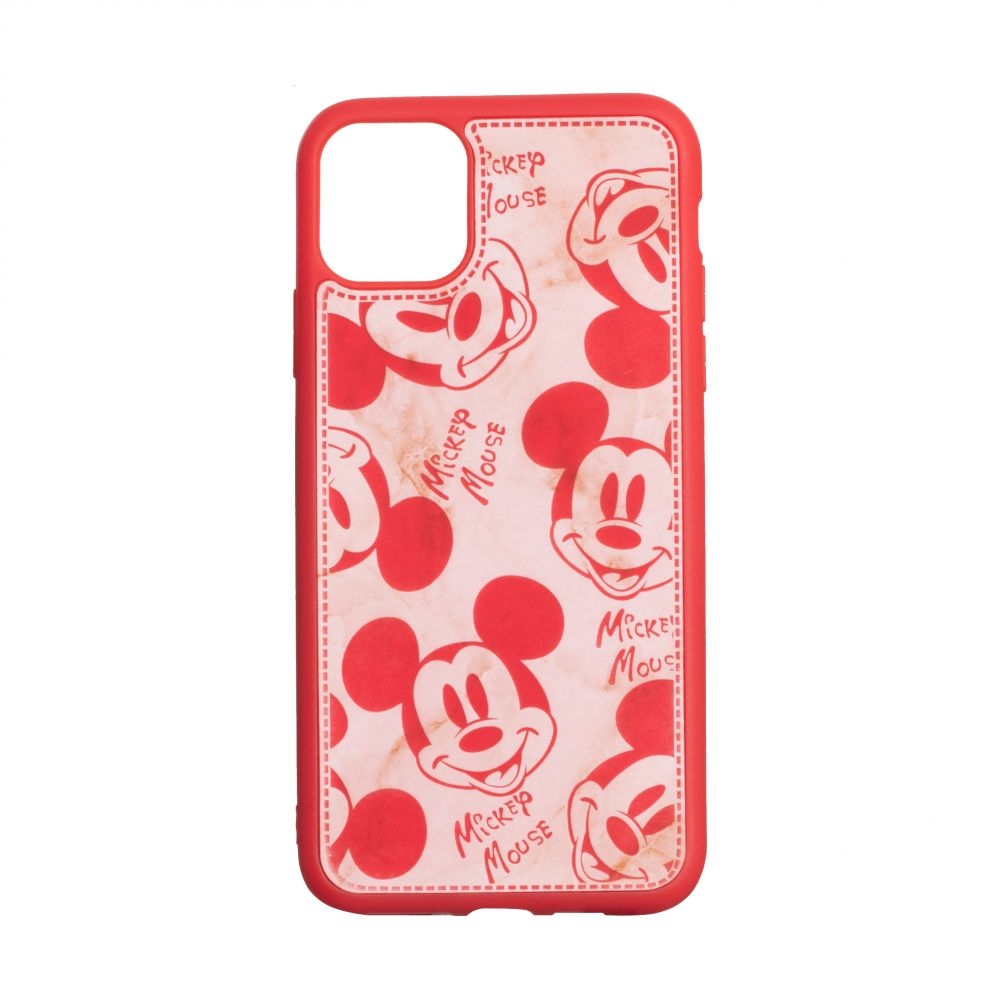 Чехол Mickey Color print для iPhone 11 Pro Max (Красный)