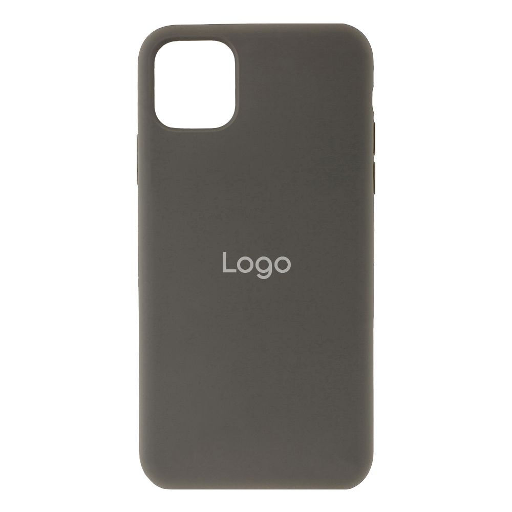 Чехол Silicone Case Full Size (AA) для iPhone 11 Pro Max (15.Dark Grey)