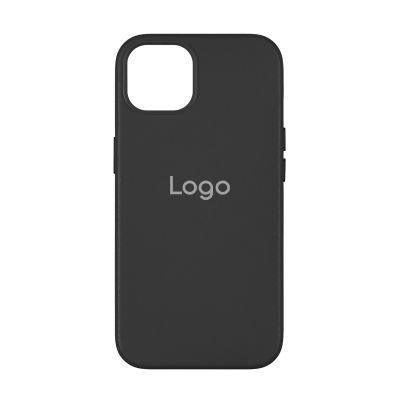 Чехол Leather Case with MagSafe для iPhone 13 Pro (Black)