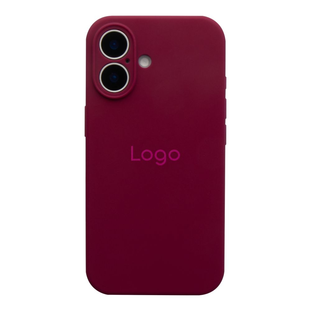 Чехол Silicone Case Full Size (AA) для iPhone 17 (42.Maroon)