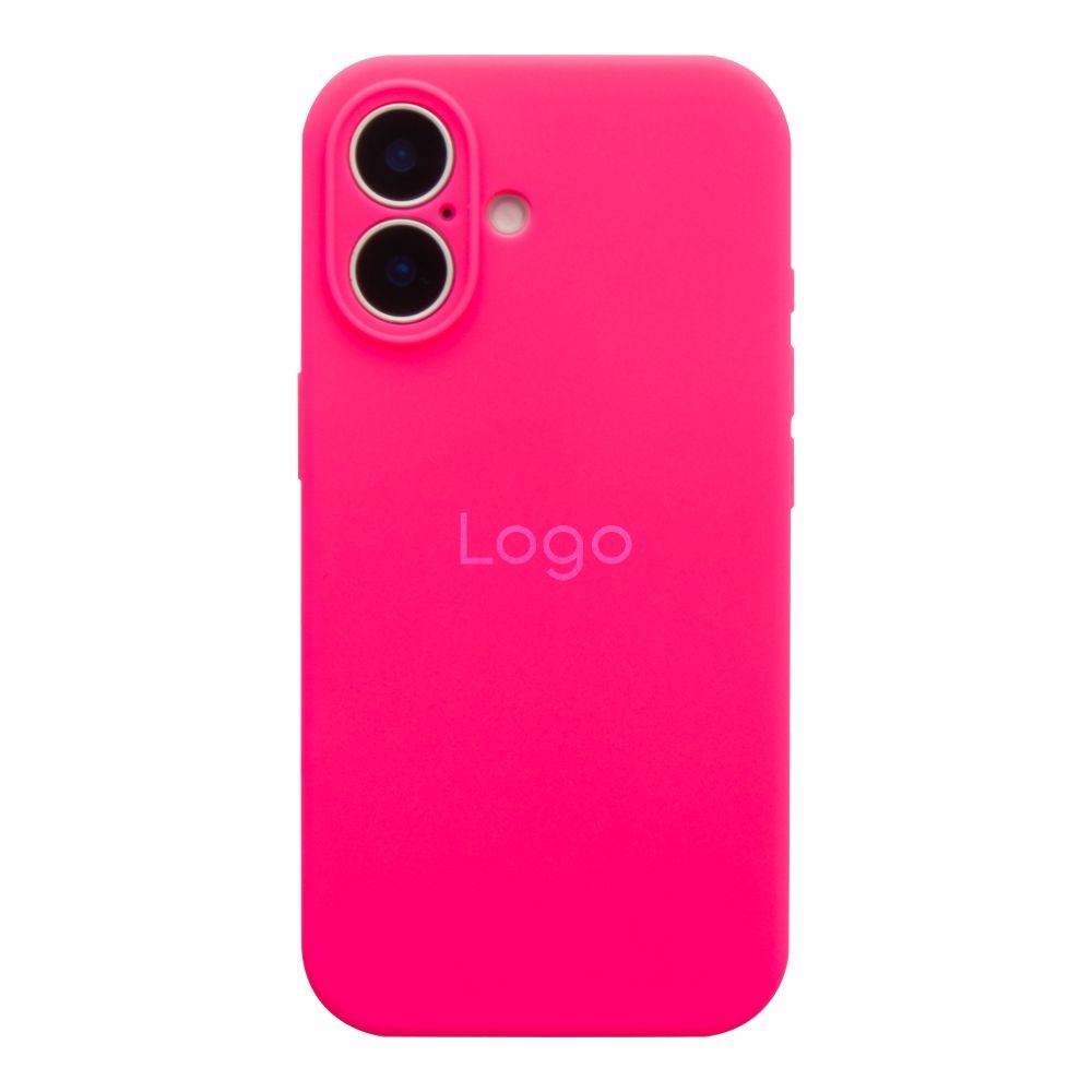 Чехол Silicone Case Full Size (AA) для iPhone 17 (38.Shiny Pink)