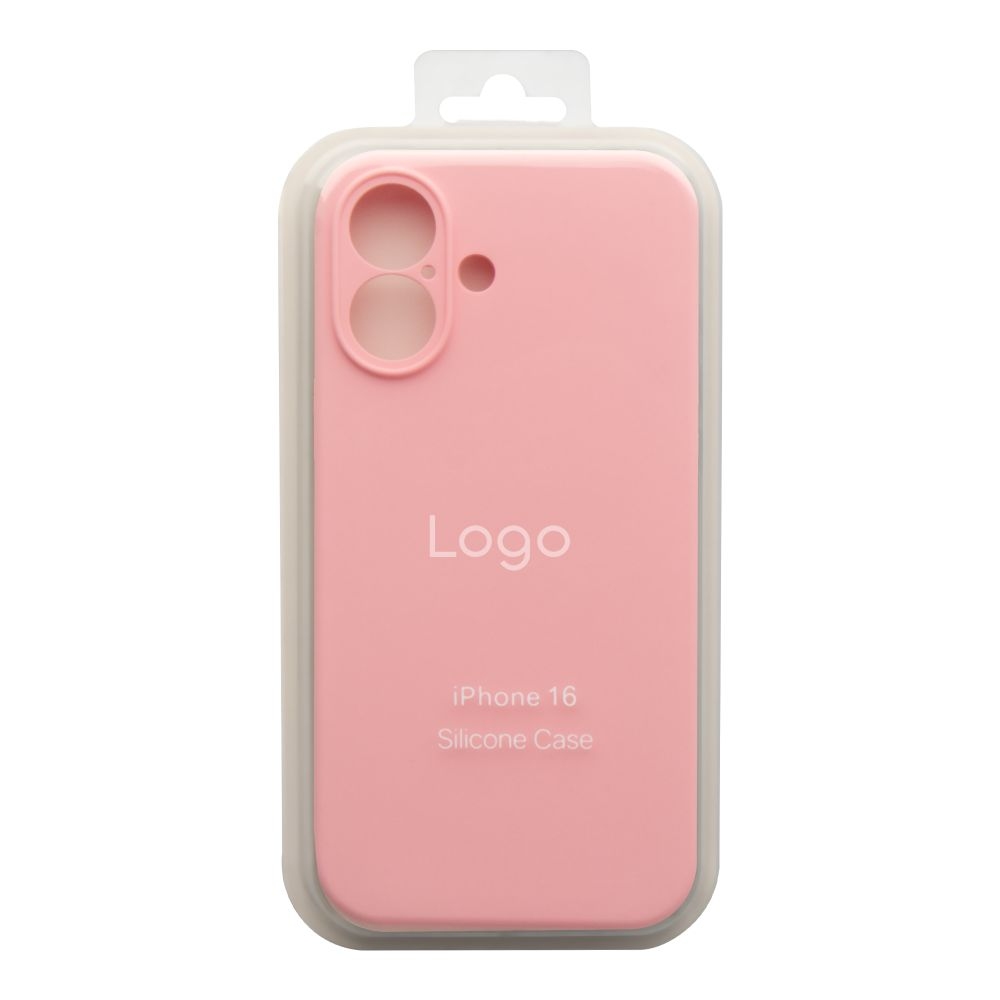 Чехол Silicone Case Full Size (AA) для iPhone 17 (06.Light Pink)