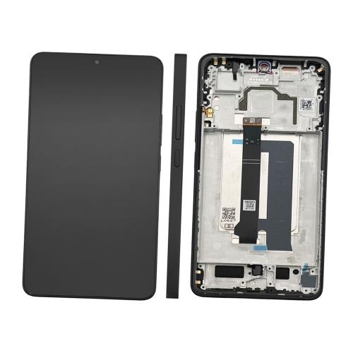 LCD XIAOMI POCO X6 PRO BLACK WITH FRAME ORIGINAL (SERVICE PACK)