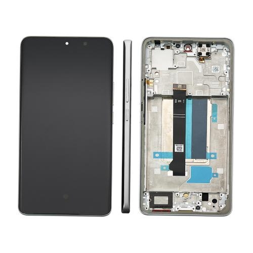 LCD XIAOMI REDMI NOTE 13 PRO PLUS WHITE WITH FRAME (SERVICE PACK)