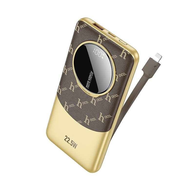 Power Bank Hoco Q29 Nobility 22.5W+PD20W with cable(Type-C) 10000mAh (Коричневый)