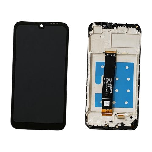 LCD HUAWEI Y5 (2019) BLACK WITH FRAME ORIGINAL (SERVICE PACK)