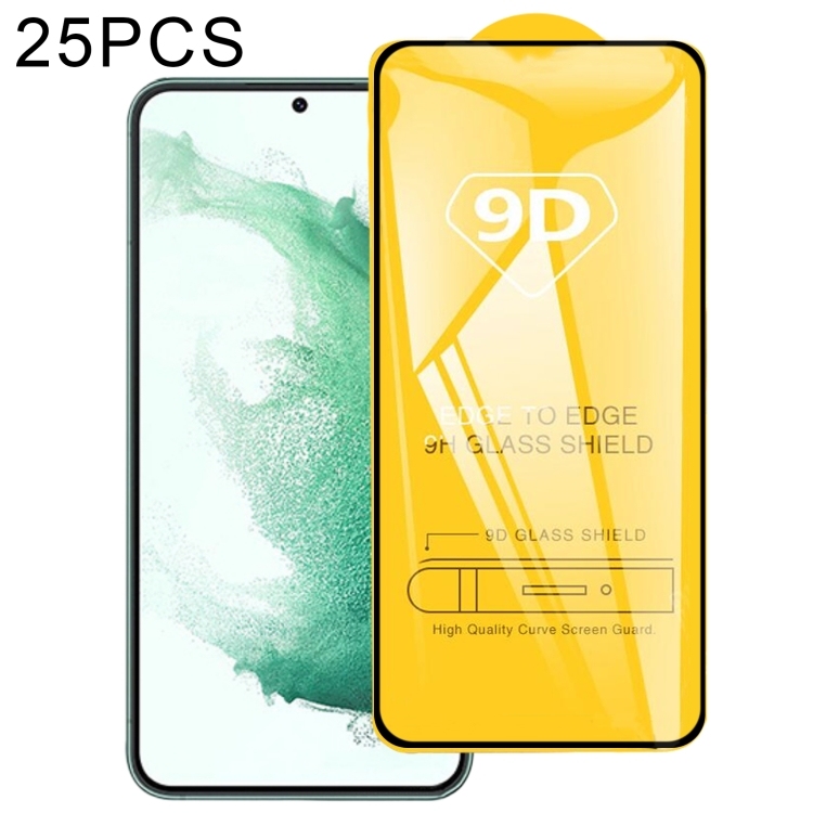 For Samsung S23+ 5G Does Not SupPort Fingerprint Unlocking 9D Full Glue Full Screen Tempered Glass F