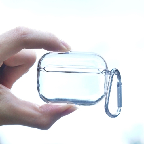 AirPods Pro Transparent PC Hard Earphone Protective Husa with Hook