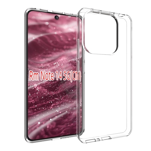 Xiaomi Redmi Note 14 4G Waterproof Texture TPU Husa (Transparent)