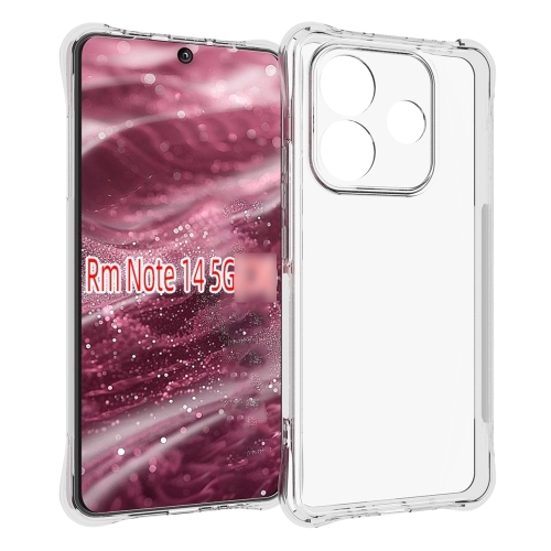 Xiaomi Redmi Note 14 4G Shockproof Non-slip Thickening TPU Husa (Transparent)