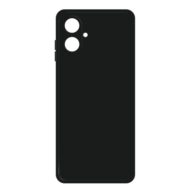 Samsung Galaxy A06 4G / 5G Imitation Liquid Silicone Phone Husa (Black)