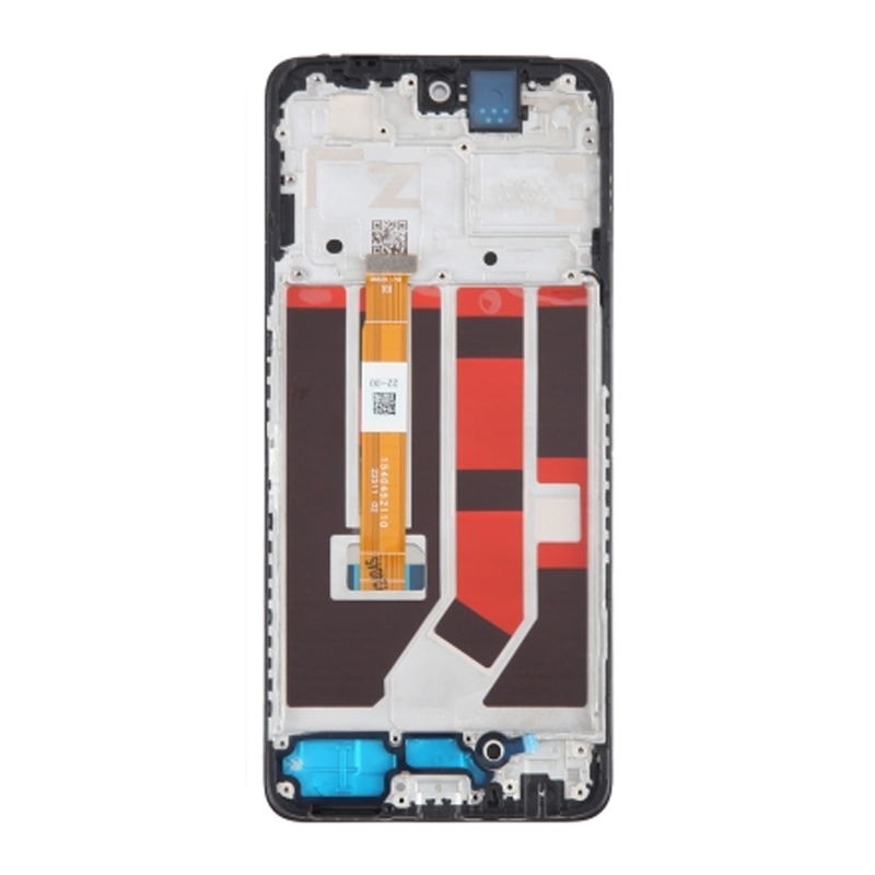 LCD OPPO A3 / A3X BLACK WITH FRAME AA