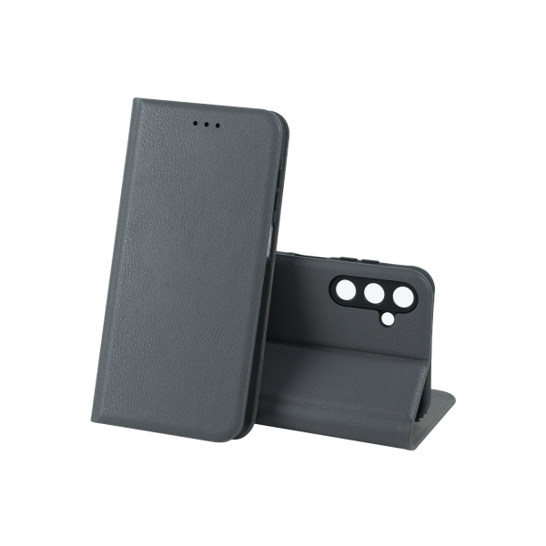 Чехол-книжка LEATHER Case XIAOMI Redmi 9 (Серый)
