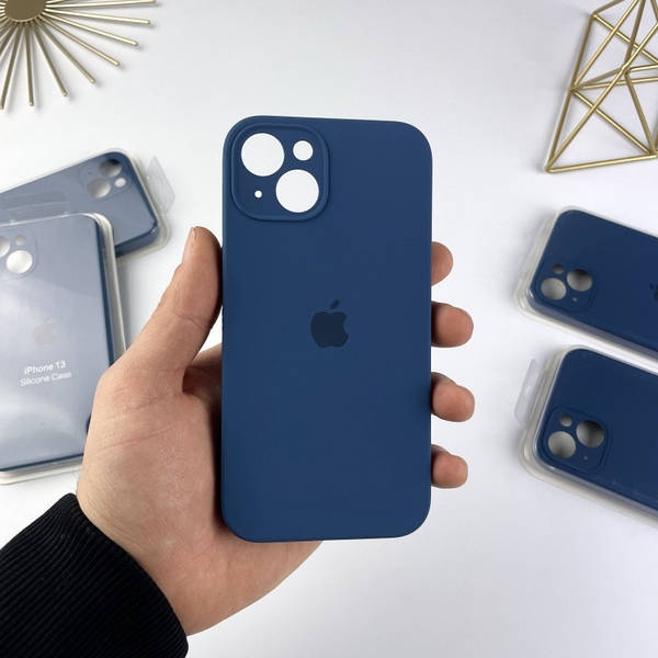 Чехол Silicone Case Copy Apple iPhone 13 Pro Square (Navy Blue, 27)