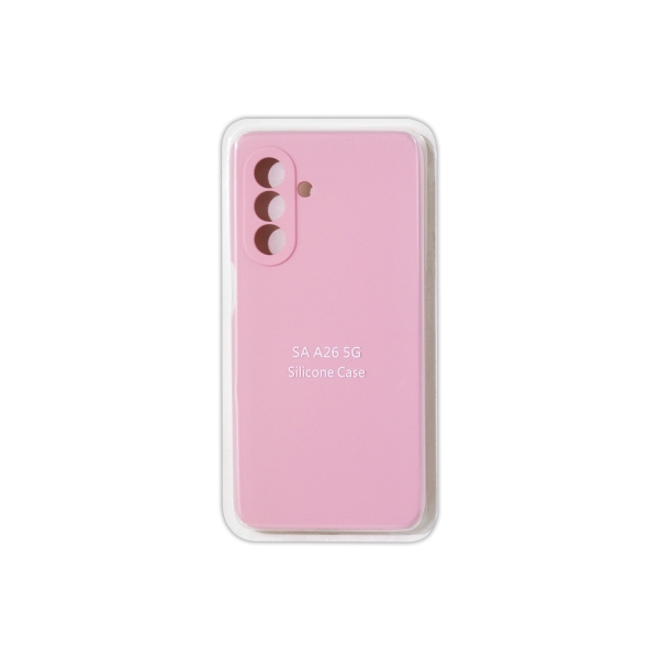 Накладка Full Silicone Case SAMSUNG A26 5G (17 / Rose Pink)