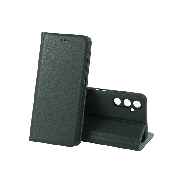 Чехол-книжка LEATHER Case SAMSUNG A26 (Тёмно-зелёный)