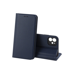Чехол-книжка LEATHER Case SAMSUNG A56 (Тёмно-синий)