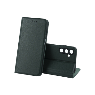 Чехол-книжка LEATHER Case XIAOMI Redmi 13C 4G (Тёмно-зелёный)