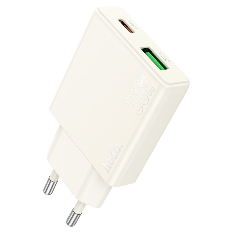 Hoco N73 Speed PD20W+QC3.0 ultra-thin charger(EU) white