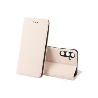 Чехол-книжка LEATHER Case SAMSUNG S23 FE (Розовый)