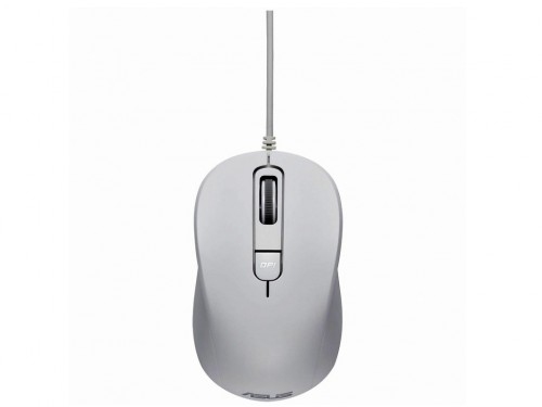 'Mouse Asus MU101C Silent, Optical, 1000-3200 dpi, 4 buttons, Ambidextrous, White.