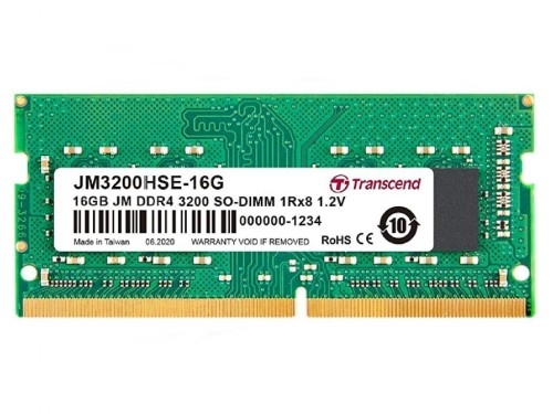 16GB DDR4-  3200MHz   Transcend PC25600, CL22, 288pin DIMM 1.2V
