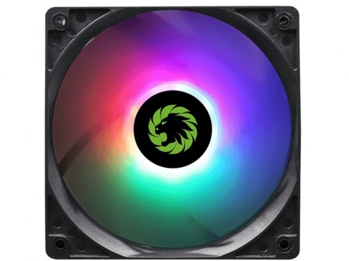 PC Case Fan GAMEMAX GMX-AF12X, 120mm, 23.7dB, 24.8 CFM, 1100PM, Sleeve Bearing, RGB, Molex + 3pin
