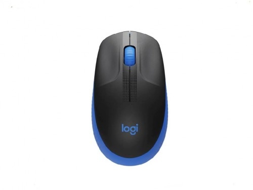 'Wireless Mouse Logitech M190 Full-size, Optical, 1000 dpi, 3 buttons, Ambidextrous, Blue.