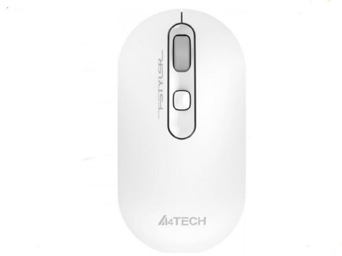 'Wireless Mouse A4Tech FG20, Optical, 1000-2000 dpi, 4 buttons, Ambidextrous, 2xAAA, White, USB.