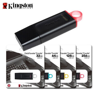 128GB  USB3.2 Flash Drive Kingston DataTraveler Exodia (DTX/128GB), Black, Plastic, Classic Cap