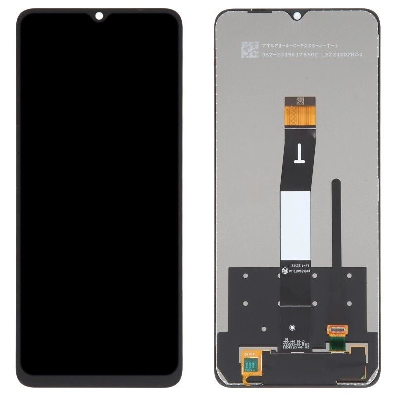 LCD XIAOMI REDMI 12C BLACK Original (Service packing)