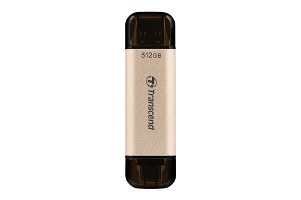 128GB USB3.1/Type-C Flash Drive  Transcend 'JetFlash 930C', Gold, Classic Cap, OTG (R/W:420/400MB/s)