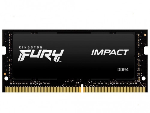 .8GB DDR4-3200MHz SODIMM Kingston FURY Impact (KF432S20IB/8), CL20-22-22, 1.2V, Intel XMP, Black