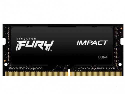 16GB DDR4-3200MHz SODIMM Kingston FURY Impact (Kit of 2x8GB) (KF432S20IB/8), CL20, 1.2V, XMP, Blk