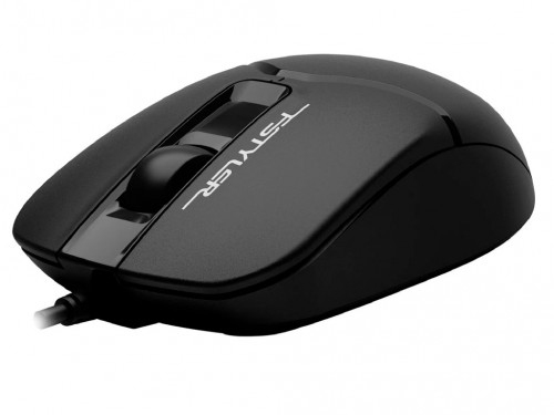 'Keyboard & Mouse A4Tech F1512, Laser Engraving, Splash Proof, 1200 dpi, 3 buttons, Black, USB.