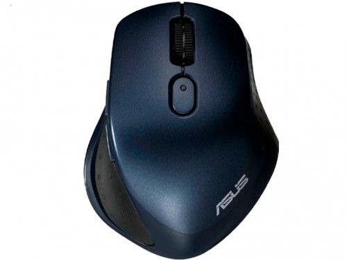 Wireless Mouse Asus MW203, Optical, 1000-2400 dpi, 6 buttons, Ergonomic, Silent, 1xAA, BT/2.4, Blue