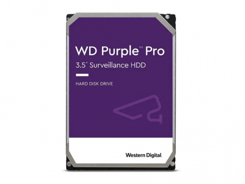 '3.5'' HDD 22.0TB-SATA-512MB Western Digital  ''Purple Pro (WD221PURP)'', Surveillance, CMRCapacita