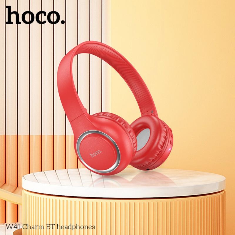 Наушники HOCO W41 Charm BT headphones BT5.3 Red