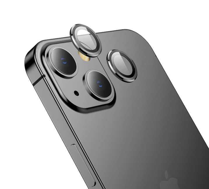 Защитное стекло Camera Metal iPhone 13/13 mini Graphite