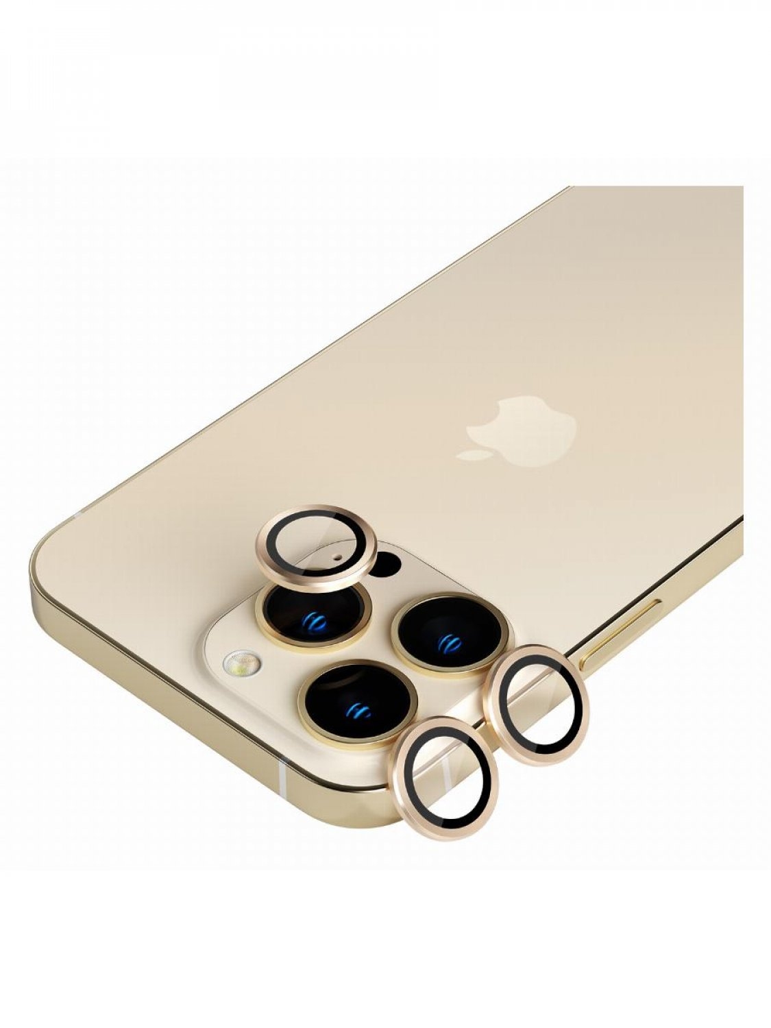 Защитное стекло Camera Metal iPhone 13/13 mini Gold