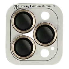 Защитное стекло Camera Metal iPhone 15 Pro/15 Pro Max Gold