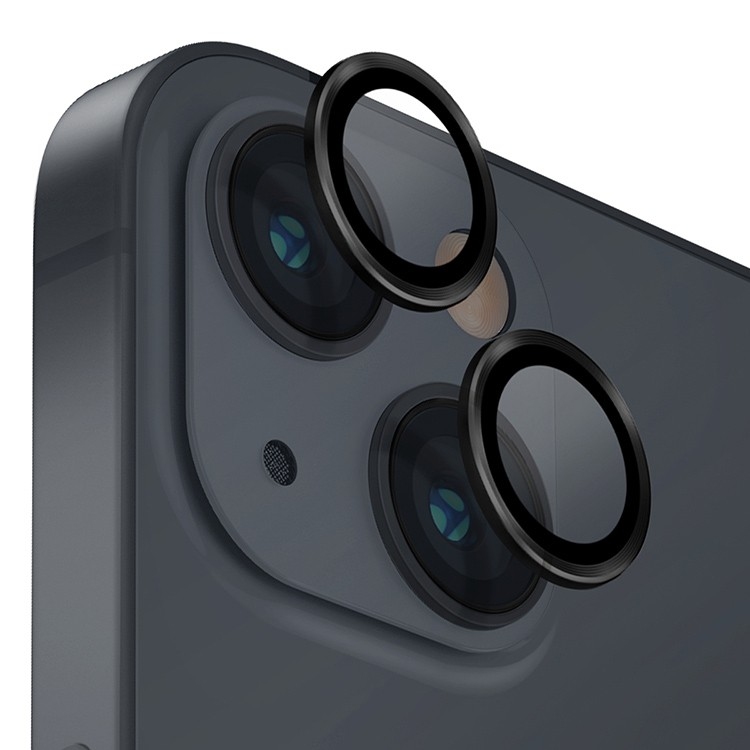 Защитное стекло Camera Metal iPhone 14/14 Plus Black