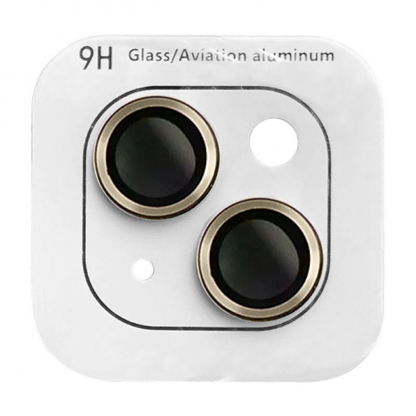 Защитное стекло Camera Metal iPhone 14/14 Plus Gold