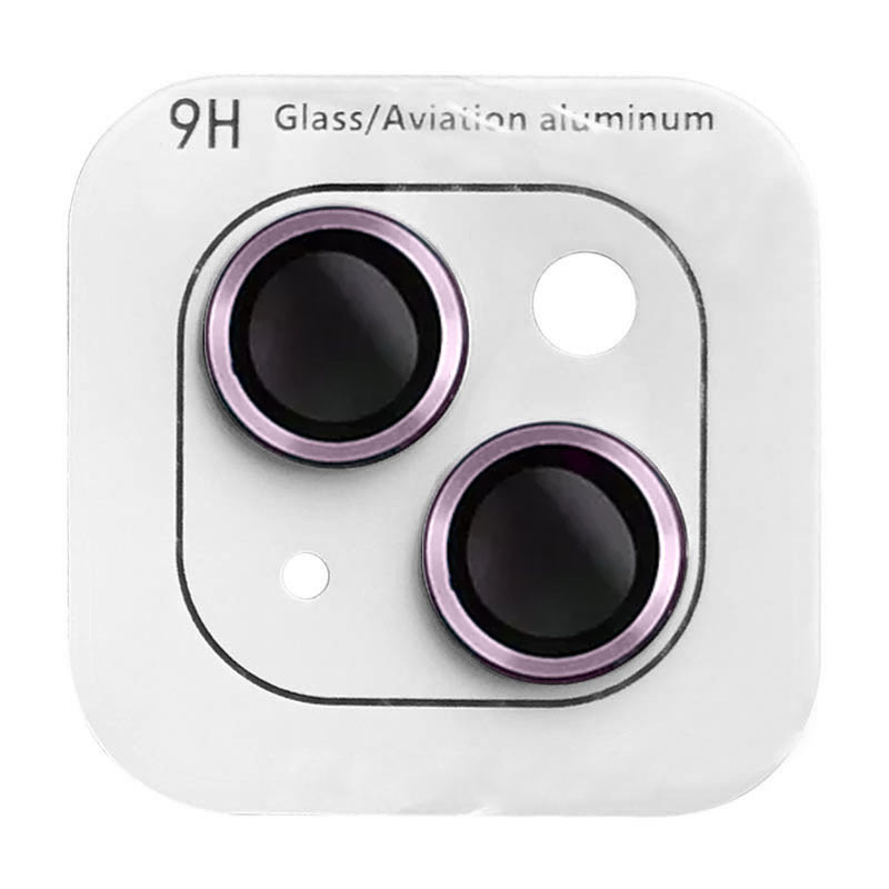 Защитное стекло Camera Metal iPhone 14/14 Plus Pink