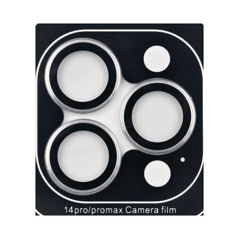 Защитное стекло Camera Metal iPhone 14 Pro/14 Pro Max Black