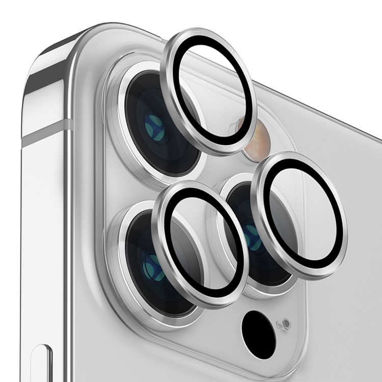 Защитное стекло Camera Metal iPhone 14 Pro/14 Pro Max Sliver